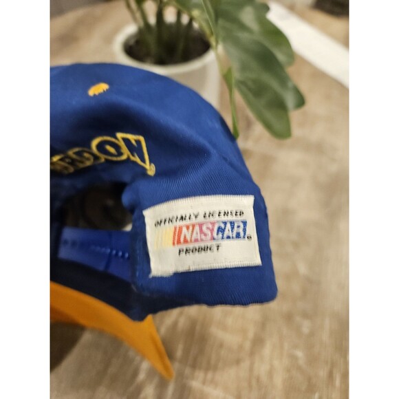 Jeff Gordon Snapback Hat Nascar 24 Blue Yellow Cap - Picture 5 of 7